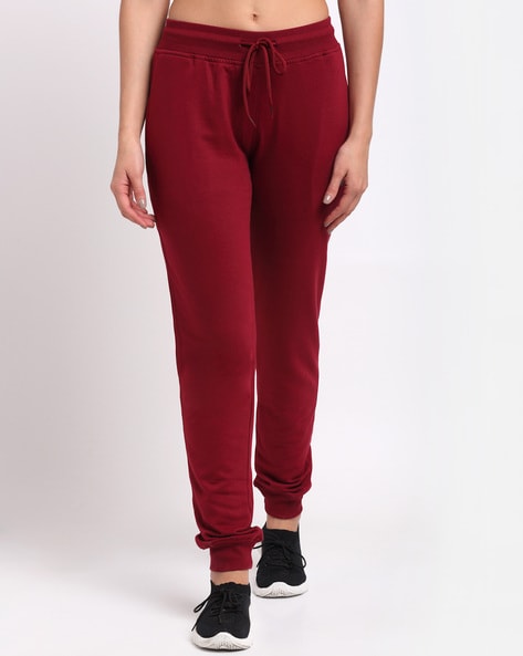 SHARKTRIBE Striped Women Maroon Track Pants  Buy SHARKTRIBE Striped Women  Maroon Track Pants Online at Best Prices in India  Flipkartcom