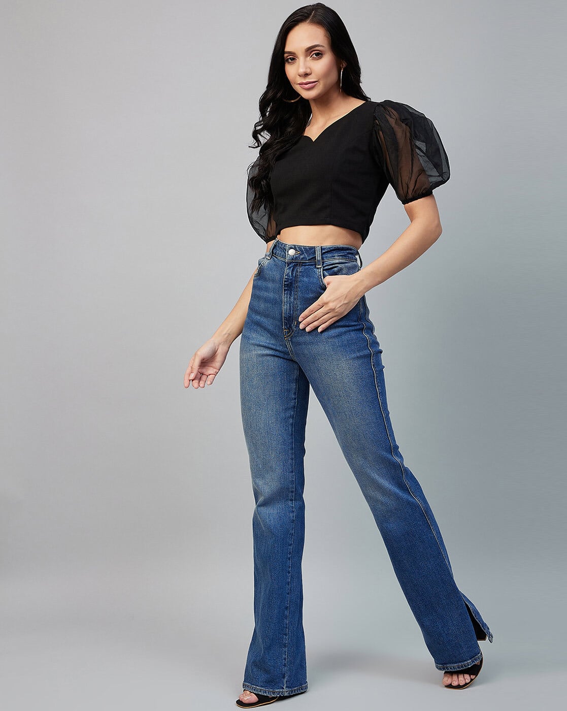andmary Claire set tops black（Buy Wine Tops for Women by