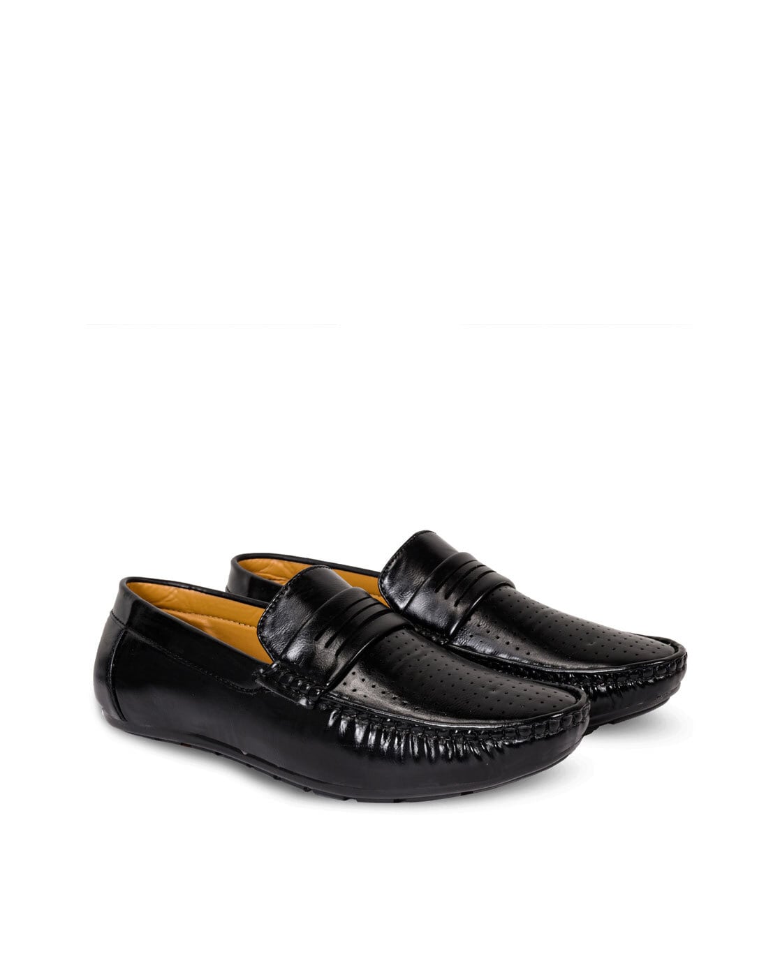 Shuan synthetic leather loafer shoes for men