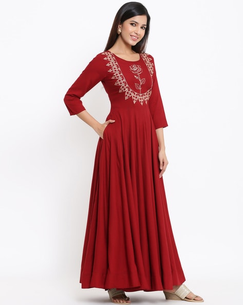 Indian Evening Gowns for Wedding Reception online Charcoal Color