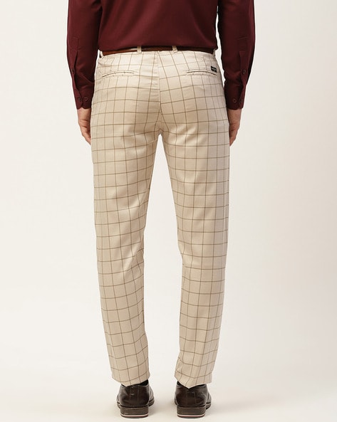 Buy Beige Trousers & Pants for Men by LOUIS PHILIPPE Online | Ajio.com