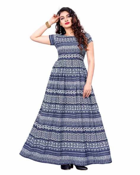 Buy SUALI Aztec Print Gown Dress Online | Ajio.com Buy SUALI Aztec Print Gown Dress Online | Ajio.com