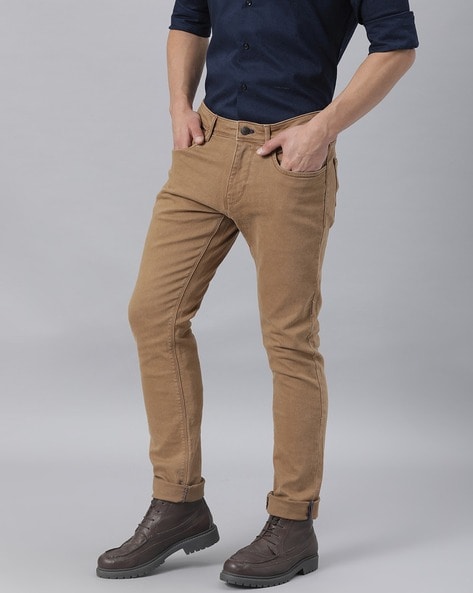 BROWN STRAIGHT JEANS