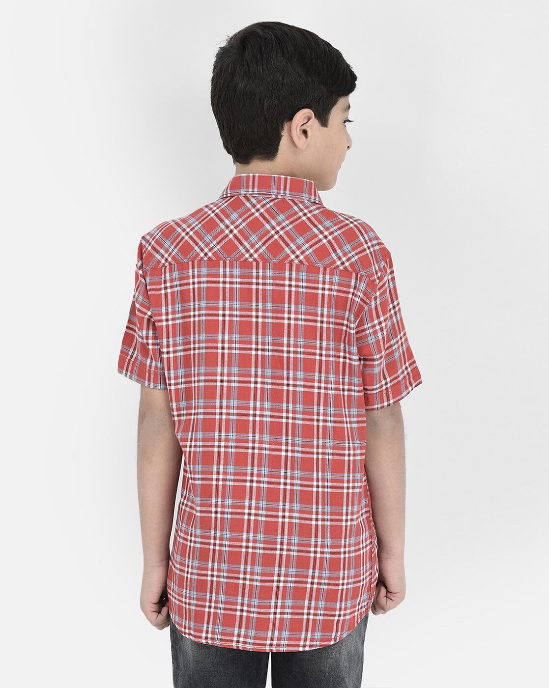 Buy Juscubs Checked Shirt with Patch Pockets at Redfynd