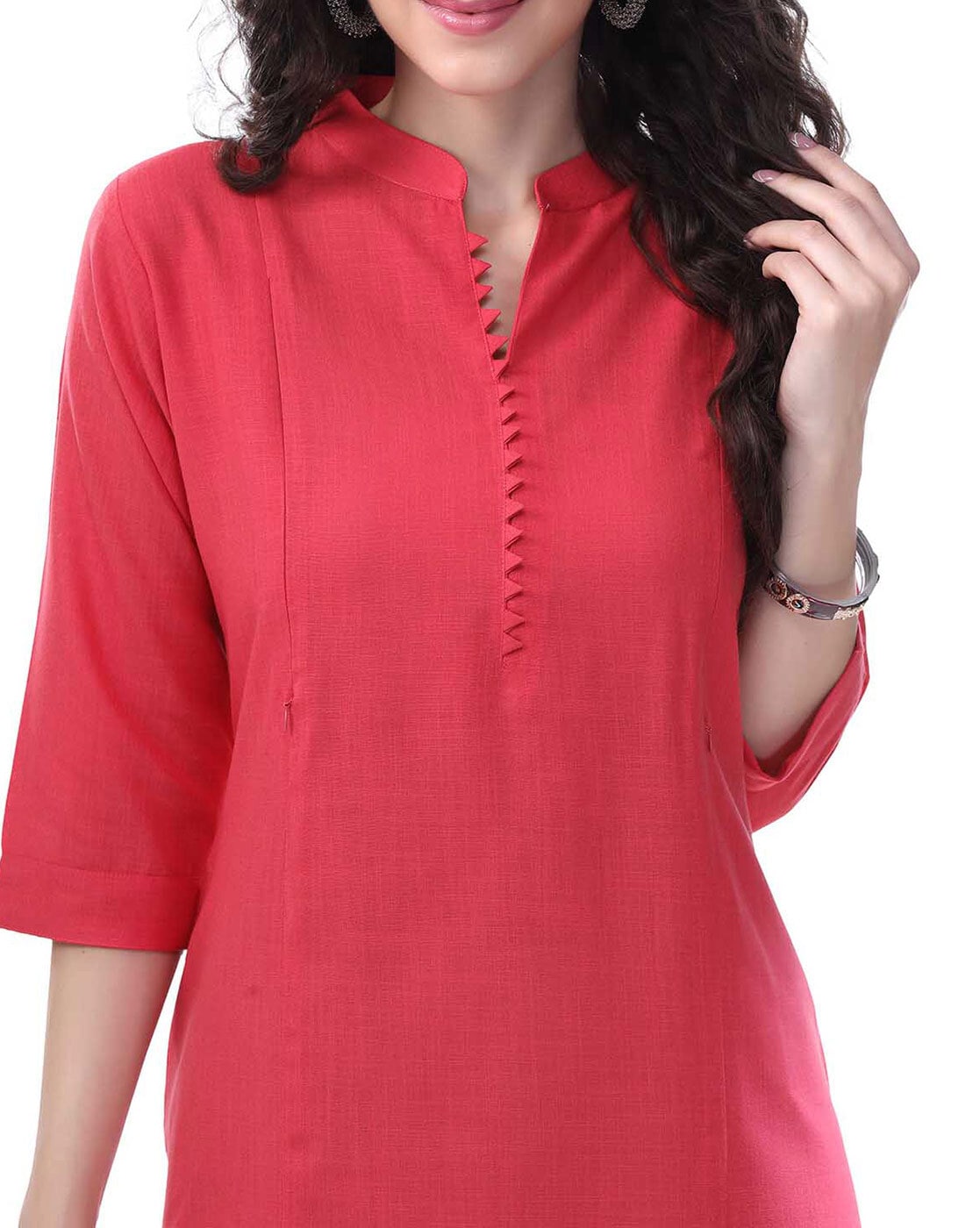 Code:2805171 - Price INR:1290/- , Cotton Kurti With Ikkat Silk. | Salwar  neck designs, Designer kurti patterns, Long kurti designs