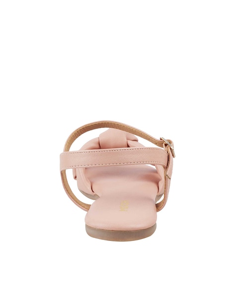 Buy Pink Flat Sandals for Women by Mochi Online