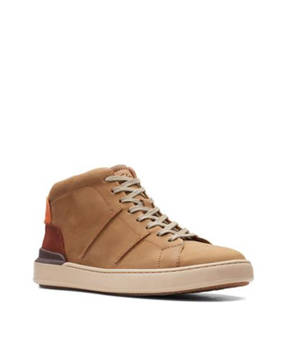 Clarks men's cheap leather sneakers