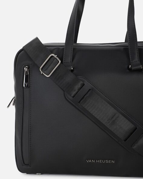 Van heusen black laptop bag sale