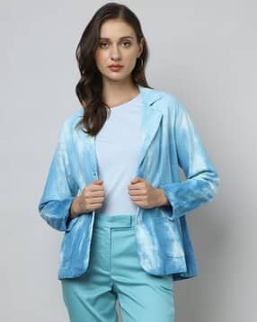 sakura Tie & Dye Single Breasted Blazer-picture-23