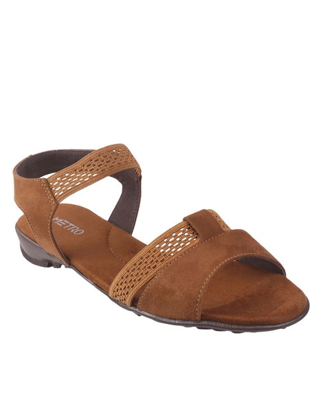 Buy Brown Heeled Sandals for Women by SHUZ TOUCH Online | Ajio.com