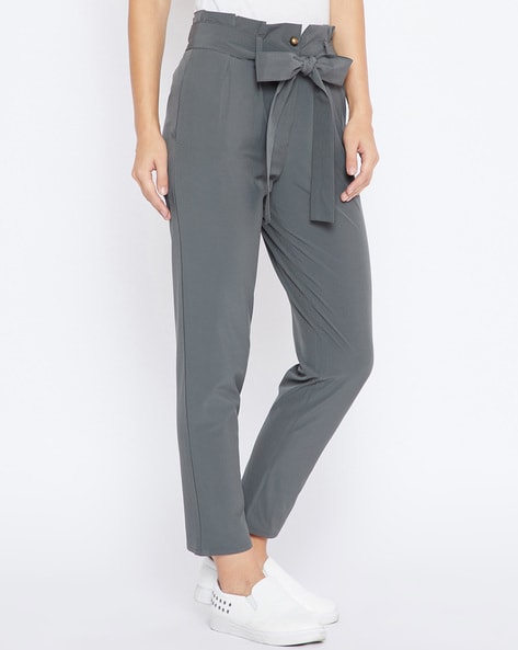 Buy Grey Slim Pants Online  W for Woman