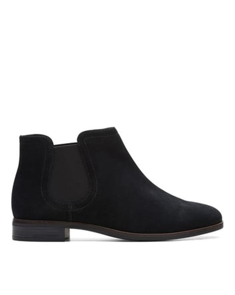 Clarks Solid Ankle-Length Boots