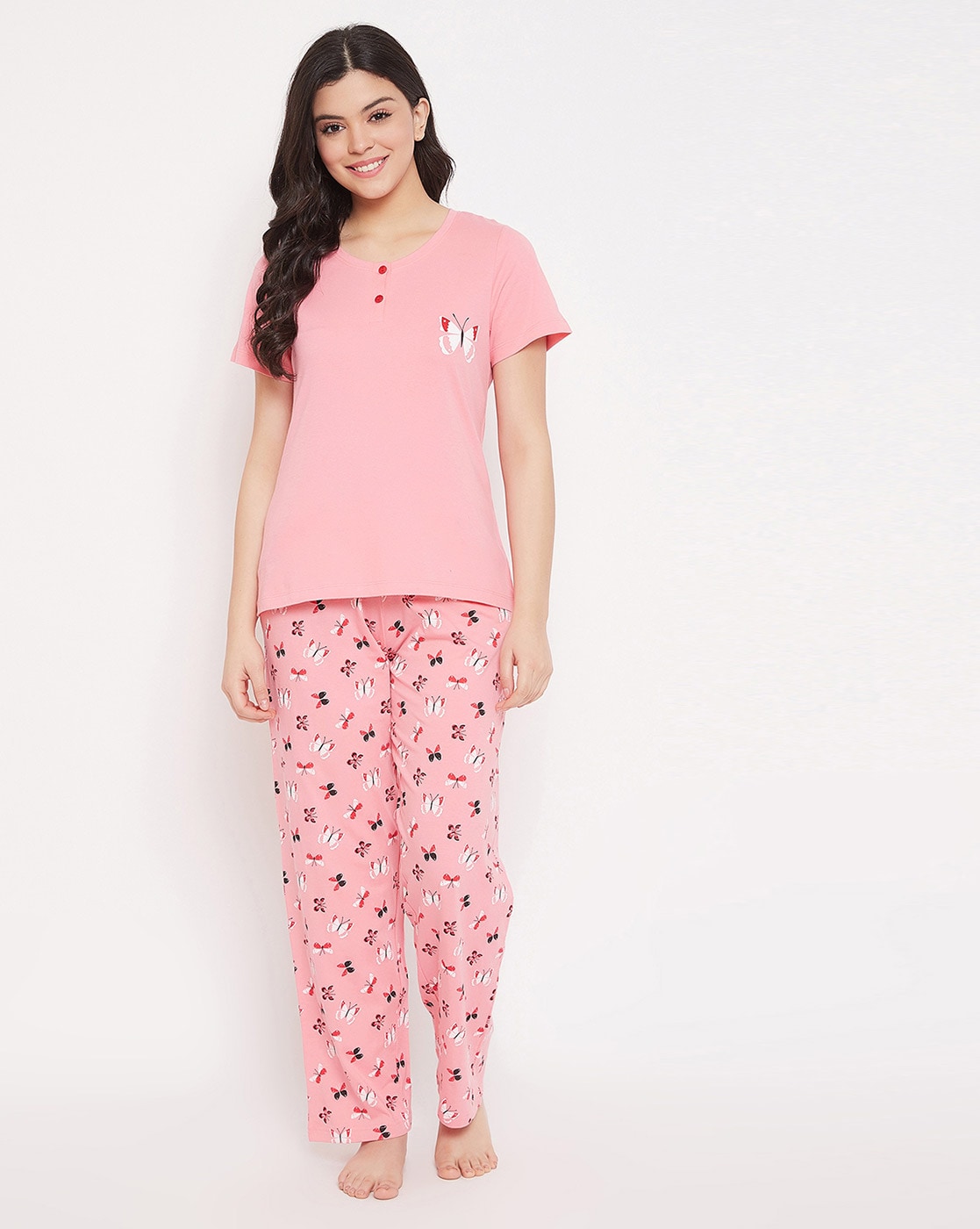 Buy Pink Night&LoungeWearSets for Women by Clovia Online