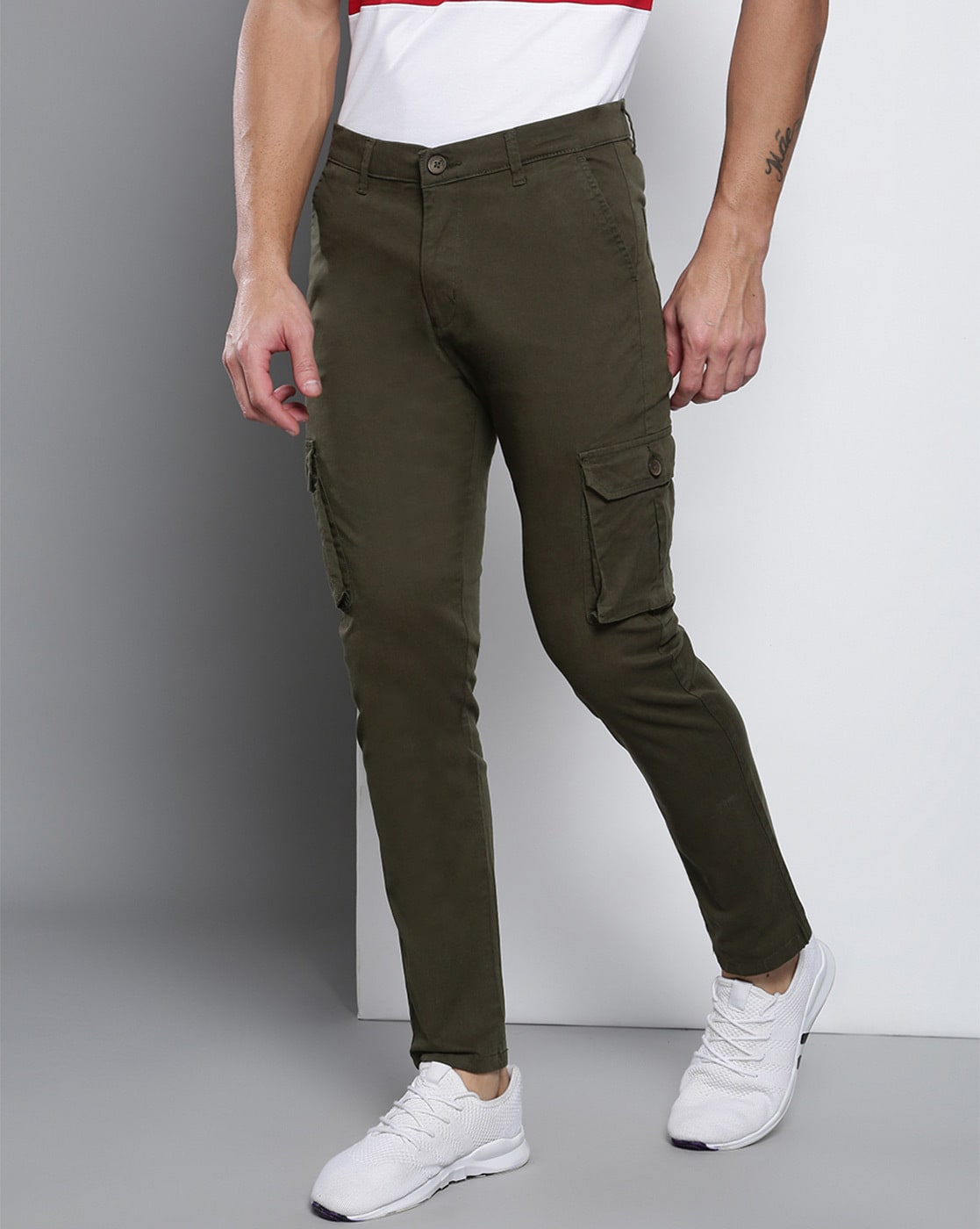Tailoraedge Slim Fit Cargo Trousers | Cargo Trousers | Trendy Collections
