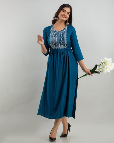 Wedding Pakistani Dress - Blue Colour Pakistani Suits - SareesWala.com