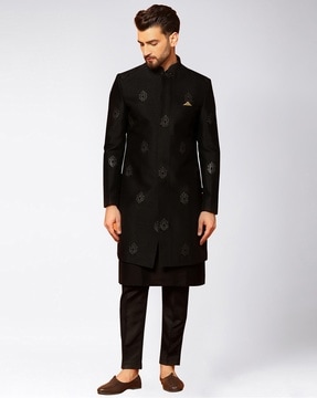 Buy Navy Blue Ethnic Suit Sets for Men by The Indian Garage Co Online   Ajiocom