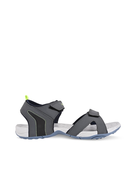 Medium Grey Solid Heel Sandals - Selling Fast at Pantaloons.com