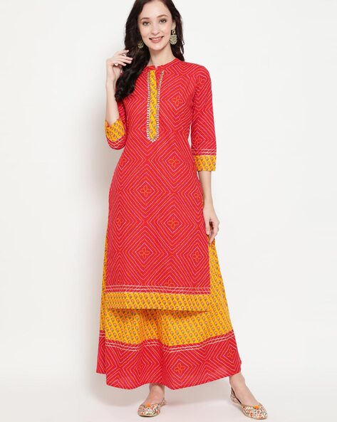 Buy Beige Fusion Wear Sets for Women by Jaipur Kurti Online | Ajio.com