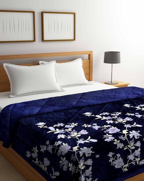 KLOTTHE Floral Print Double Size Quilt