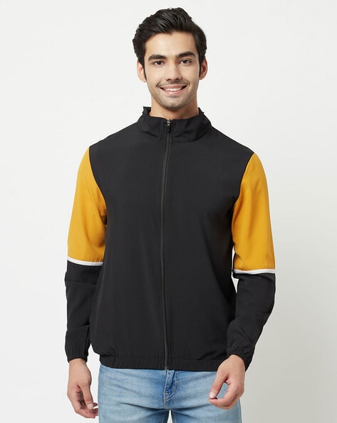 Ellesse Hooded Jacket With Chest Logo In Color Block Exclusive To Asos in  Blue | Lyst