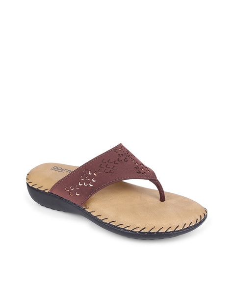 Buy Brown Flat Sandals for Women by Doctor Extra Soft Online