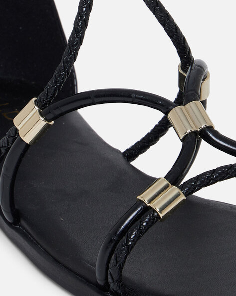 Sarto By Franco Sarto Skye Leather Gladiator Thong Sandals | Dillard's