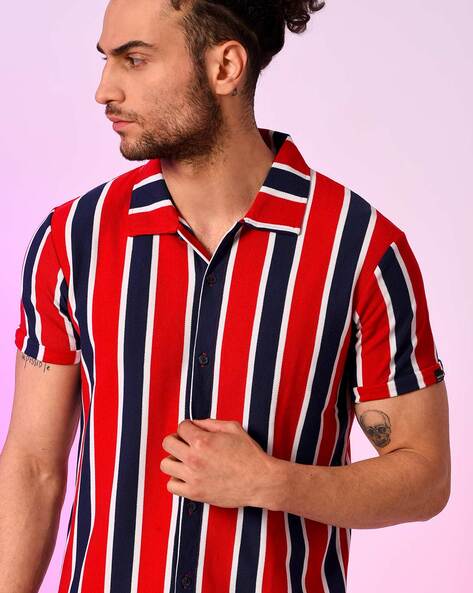 Buy Red Shirts for Men by Campus Sutra Online