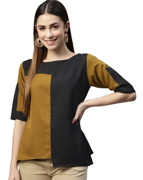 Buy Black Tops for Women by Ives Online