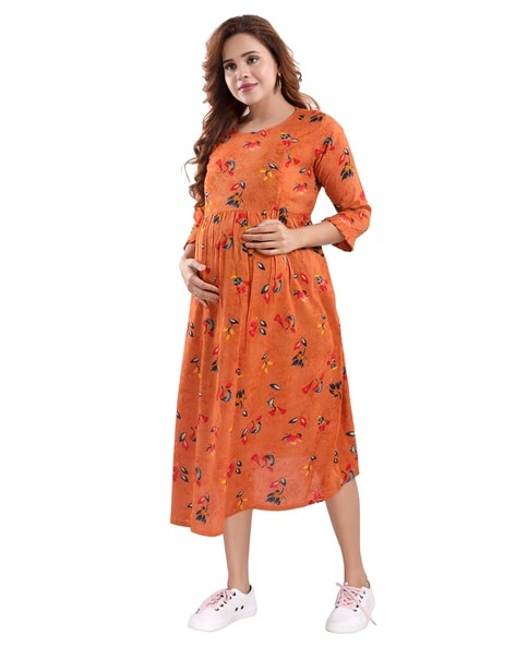 Buy Orange Dresses & Jumpsuits for Women by MAMMA'S MATERNITY