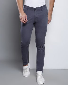 Buy Dennis Lingo Men Cotton Tapered Fit Joggers Trousers