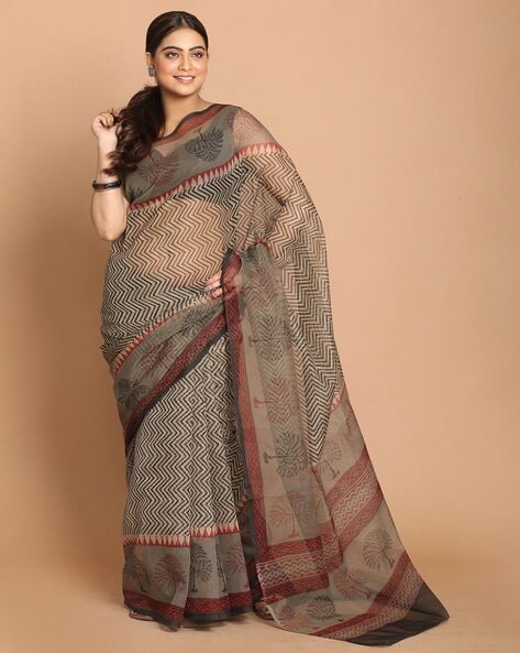 Buy Rangeela Kota Doria Saree online | Sundarii