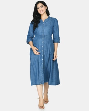 Buy Blue Dresses & Jumpsuits for Women by AARUVI RUCHI VERMA Online