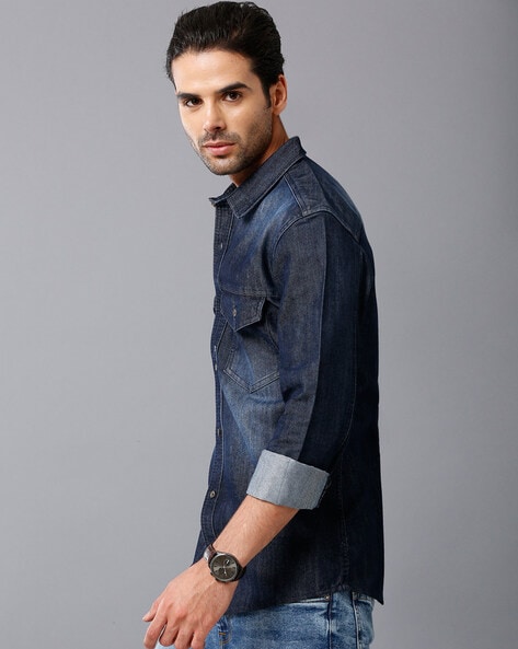 Buy Blue Shirts for Men by Prototype Online