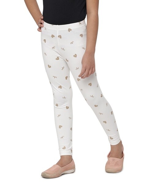 Buy White Leggings for Girls by DeMoza Online