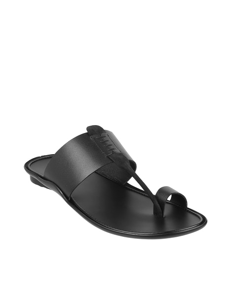 Toe Ring Flop Black