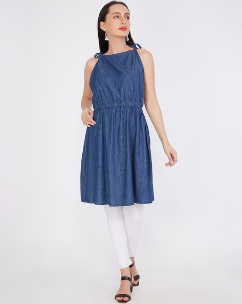 Denim one outlet piece dress online