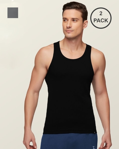 Pack of 2 Sleeveless Vests