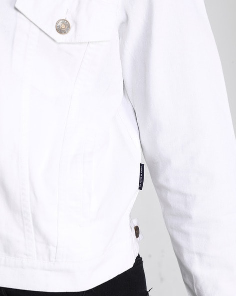 Full Sleeve Casual Jackets Plain white jacket for women at Rs 249/piece in  New Delhi