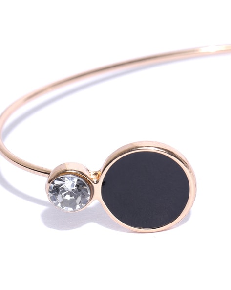 Black onyx bangle bracelet — Moon. Light. Magic. Deva.