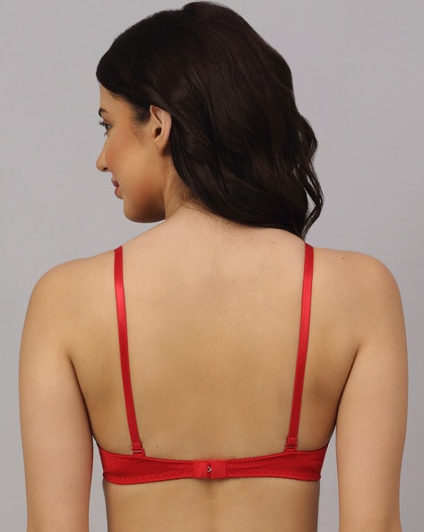 Buy PrettyCat Red Solid Cotton Blend Push-Up Bra For Wpmen(PCJSB23-G)  Online at Best Prices in India - JioMart.
