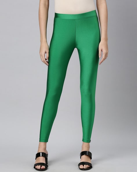 Buy Twin Birds Women Solid Colour Churidar Legging with Signature Wide  Waistband - Charcol Mix Online - Lulu Hypermarket India