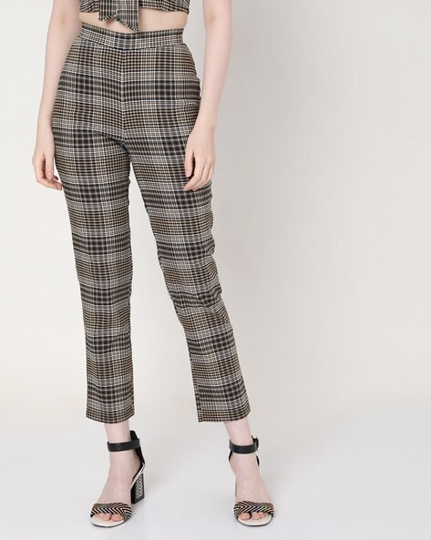 🩶RESERVED🩶 ZARA plaid trousers with side stripe. Size EUR S. R350 |  Instagram