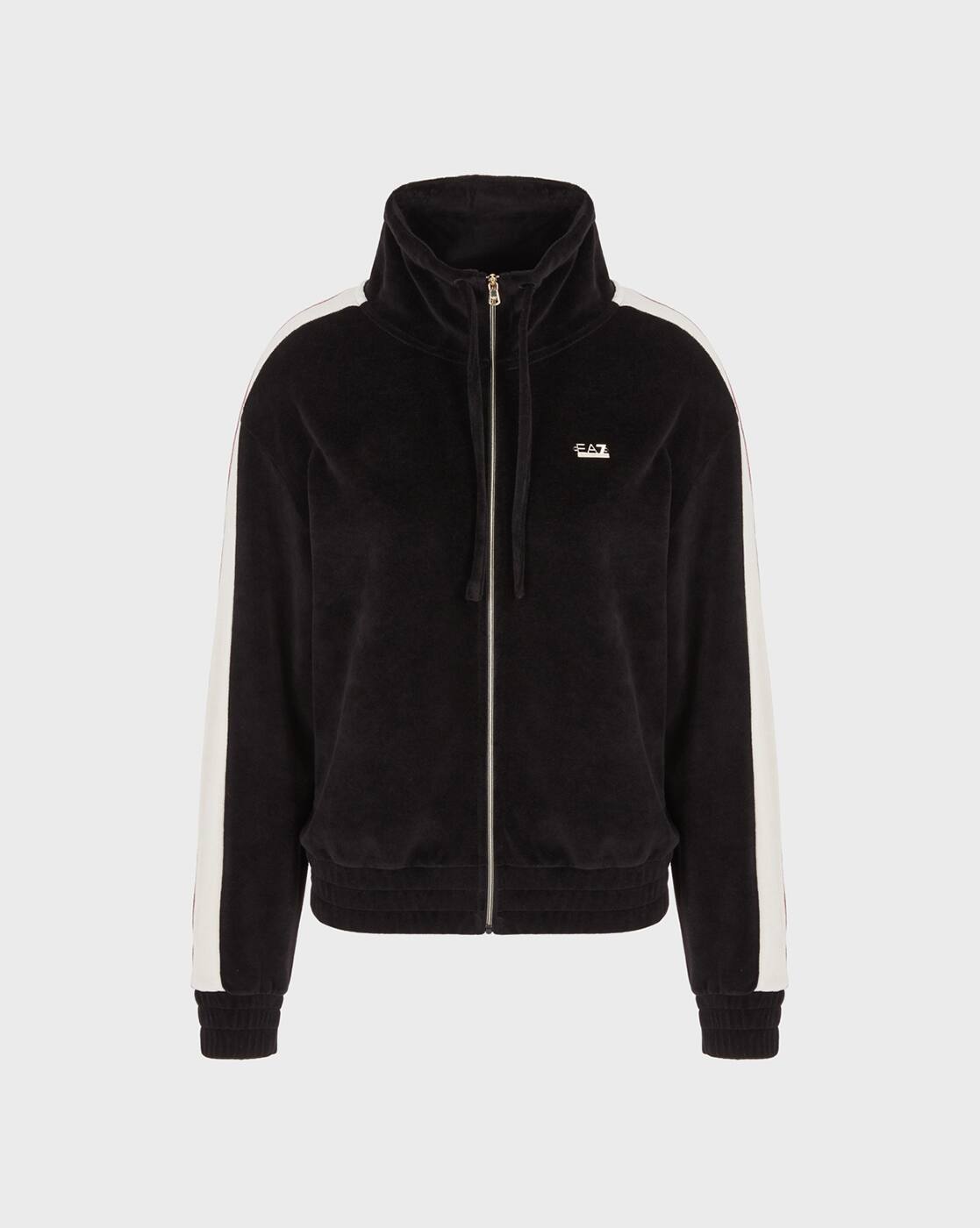 Ajio Black Fila Hoodie Women's Ajio Black And White Polka Dot