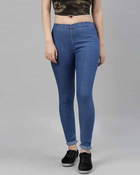 Buy Blue Jeans & Jeggings for Women by ADBUCKS Online