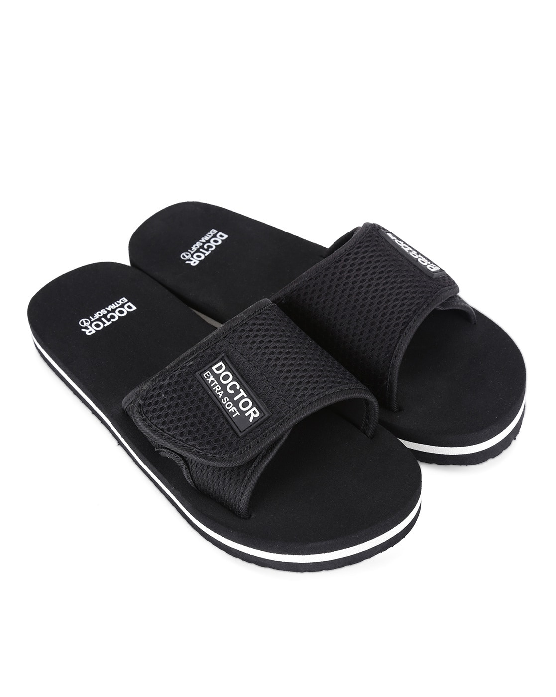 Textured Slides with Velcro Fastening