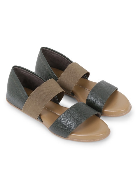 Solid Slip on Flat Sandals