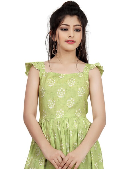 Buy Green Dresses & Frocks for Girls by R K MANIYAR Online