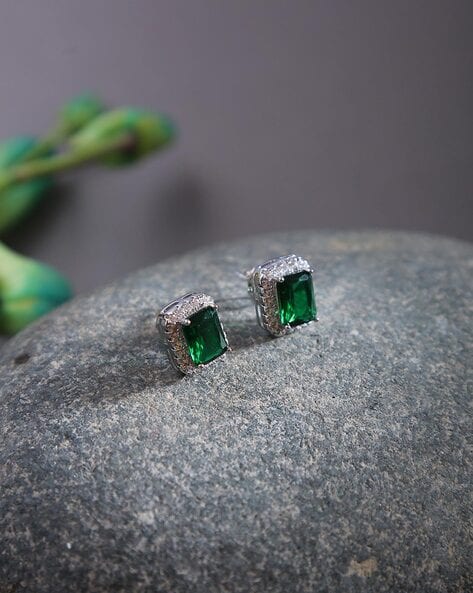 Discover more than 64 green american diamond earrings best