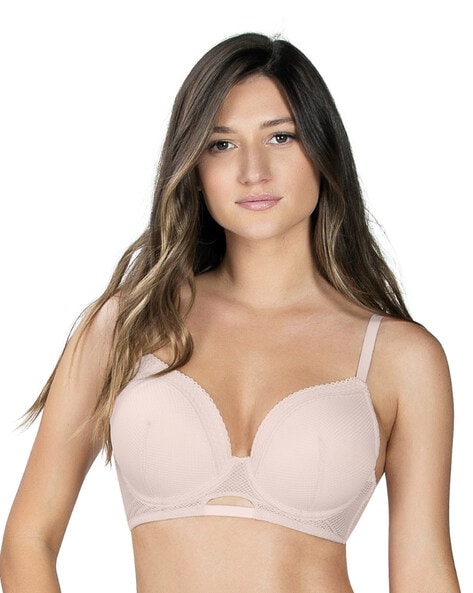 Lightly-Padded Bra with Adjustable Straps