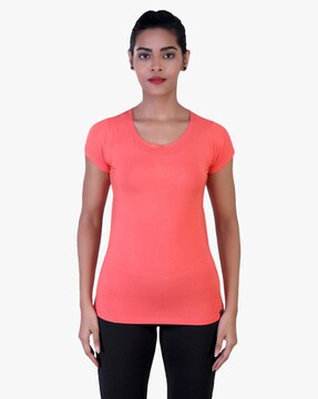 Buy Tomato Tshirts for Women by LAASA Online